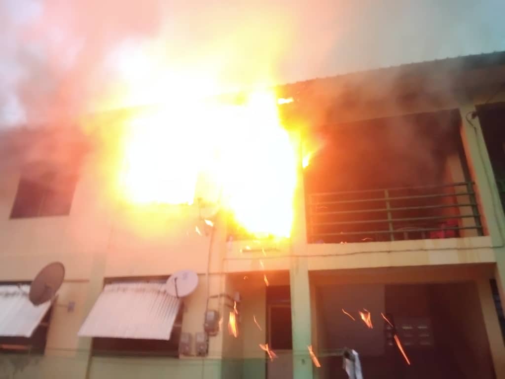 Fire destroys housemaster's bungalow, damages dorm at Oyoko Methodist SHS
