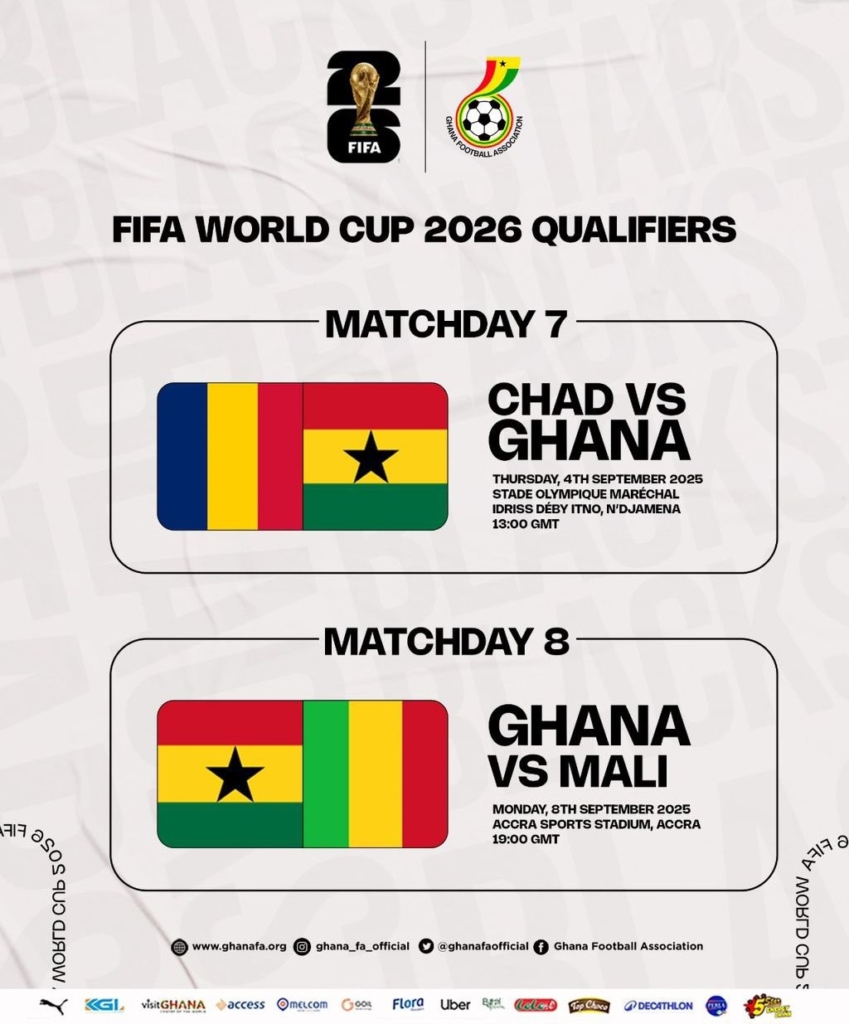 Black Stars World Cup qualifiers 