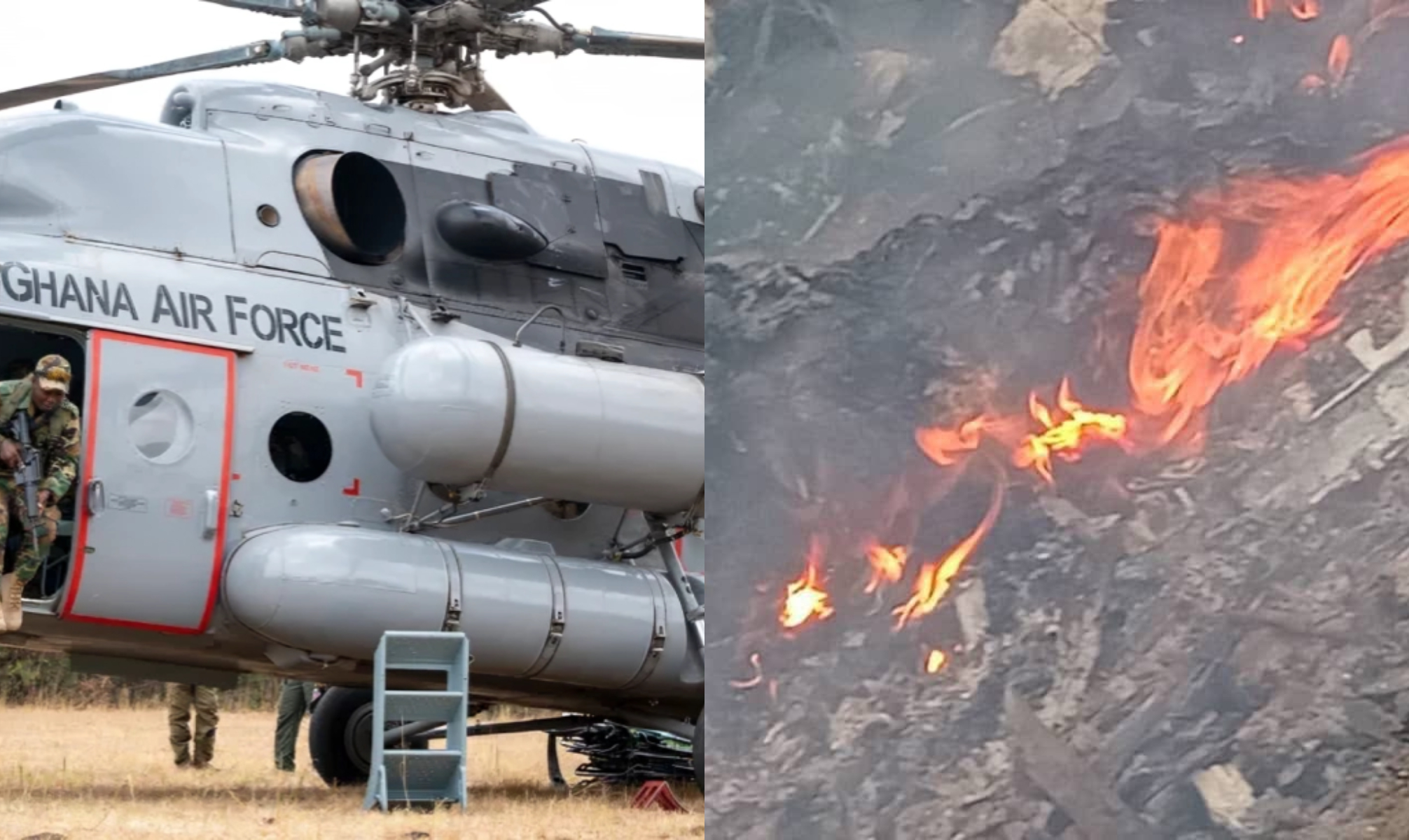 Omane Boamah, Murtala Mohammed, 6 others dead in military helicopter crash